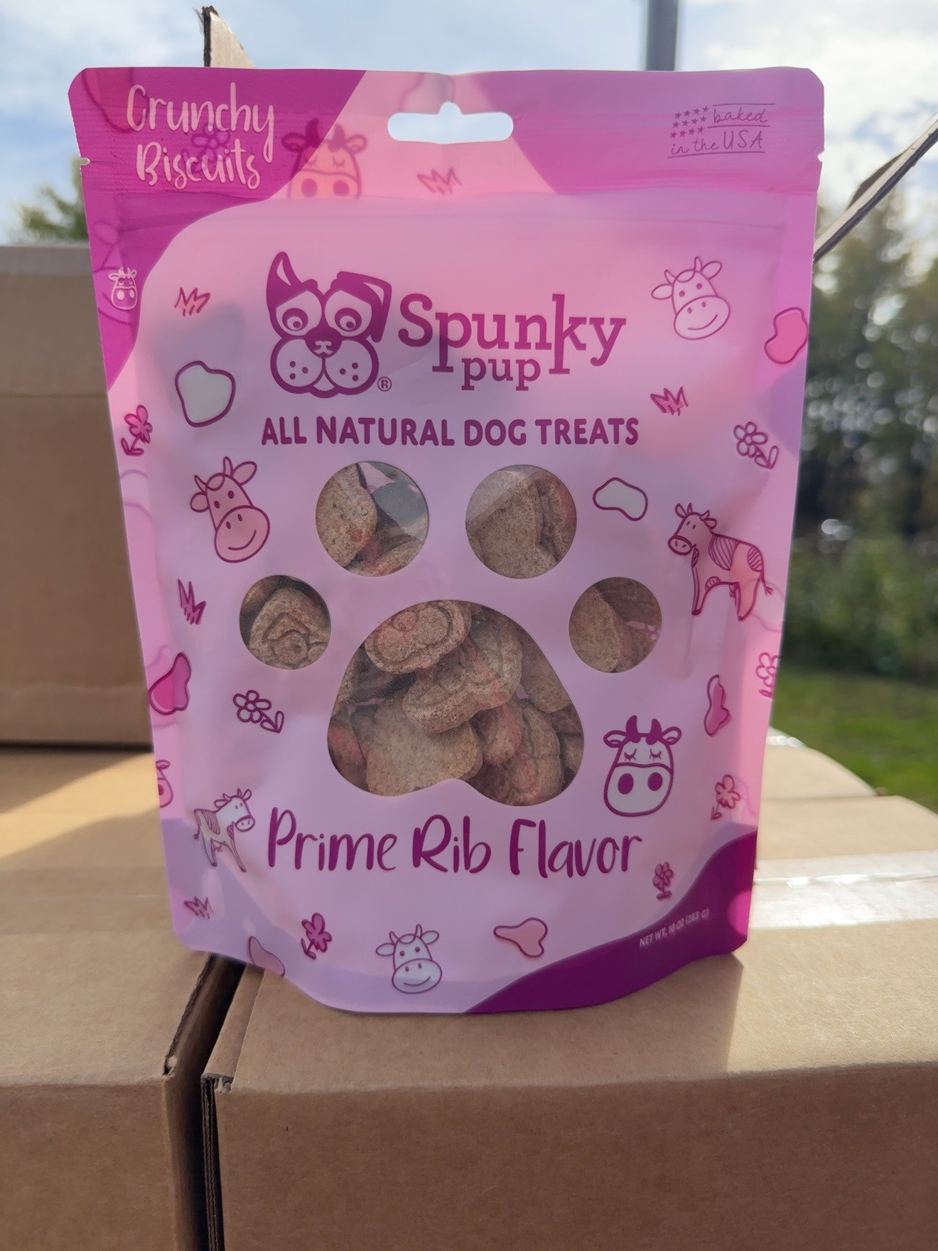 Spunky Pup Prime Rib Flavor original 10-oz bag (283 g)